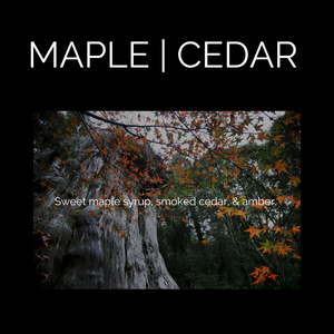 Maple + Cedarwood | Charcoal Incense Cones